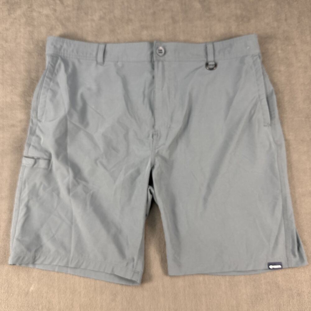 Costa Del Mar Board Shorts Mens Swimtrunk Sz 38 Dark Gray Preppy Surfer 9 Inseam